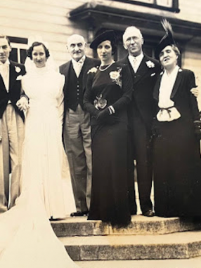 Photo ancienne de la famille Weill lors d'un mariage