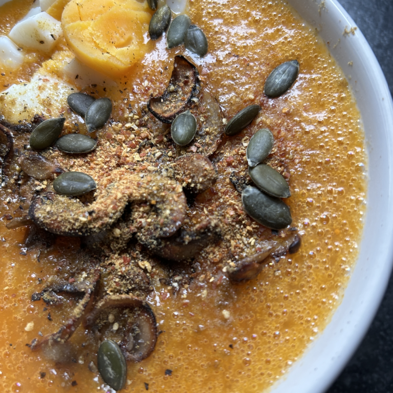 Soupe d’automne aux carottes recette