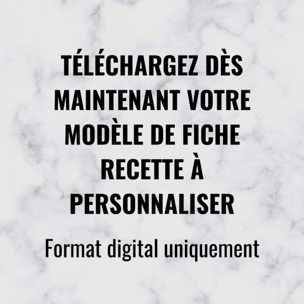 Pack 5 fiches recettes - Teintes naturelles (à imprimer) – Image 6